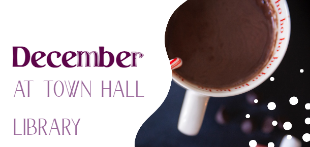 Paper Snowflakes on Blue Background with white waves and dots graphics