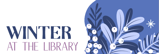 Paper Snowflakes on Blue Background with white waves and dots graphics