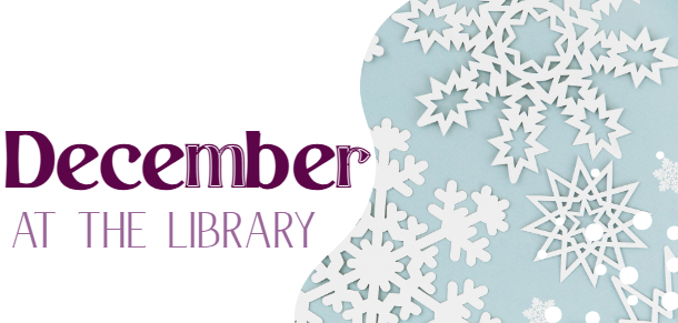 Paper Snowflakes on Blue Background with white waves and dots graphics