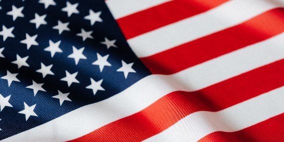 Close up photo of an American flag in honor of the upcoming Memorial Day holiday. Close up photo of an American flag in honor of the upcoming Memorial Day holiday.