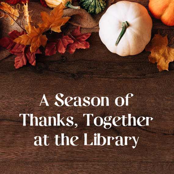 Fall Wood Background with Yellow Swash and Thanksgiving Closure Message