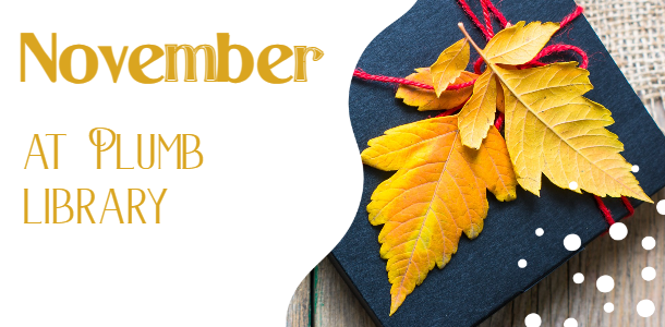 Overhead of pumpkin spice latte on flannel blanket with fall leaves