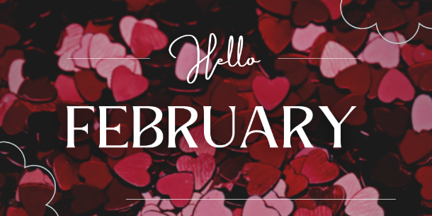 Laptop and Stack of Books Against Gray Bricks with Green Shape Containing Events This Week Text