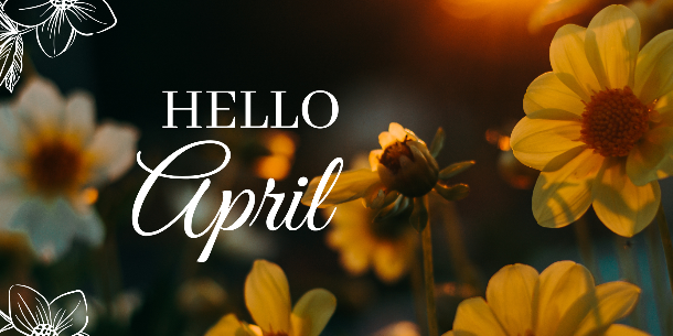 Laptop and Stack of Books Against Gray Bricks with Green Shape Containing Events This Week Text