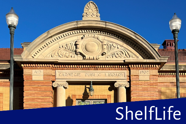 Library's 4th St Entrance and Cornice