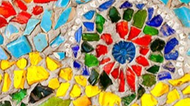 clay mosaic crafting