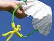 coffee filter parachute