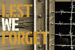 Lest we forget promotional graphic