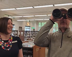 Screen shot of video tour of the Mukwonago Community Library.