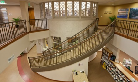 Interior of Dwight Foster Public Library