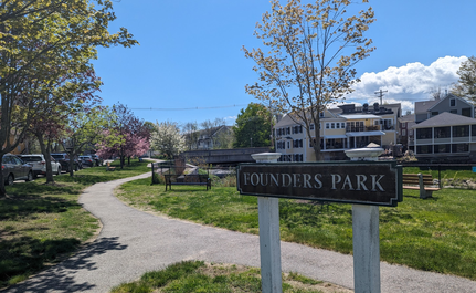 Image of Founder's Park in Spring
