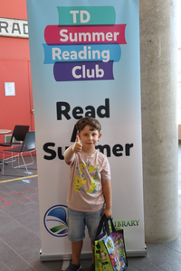 Summer Reading Club caterpillar name contest winner